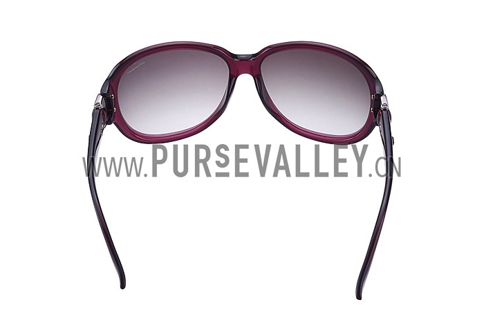 Gucci Modern Shape Purple Sunglasses 307813
