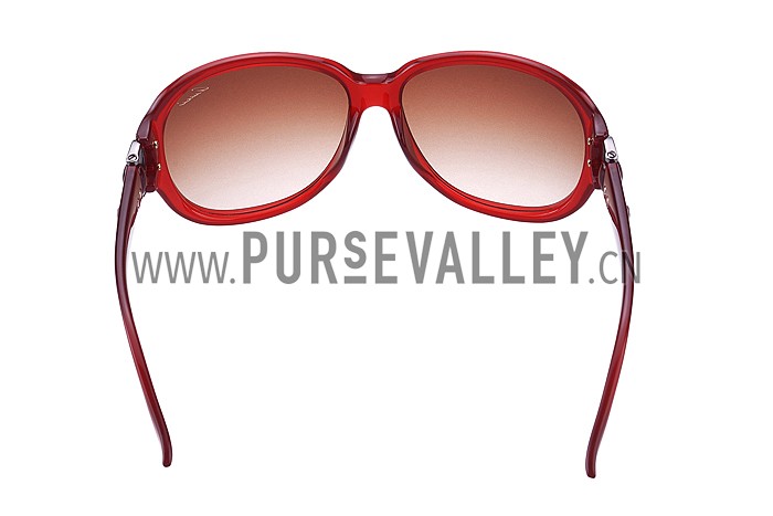 Gucci Modern Shape Red Sunglasses 307814