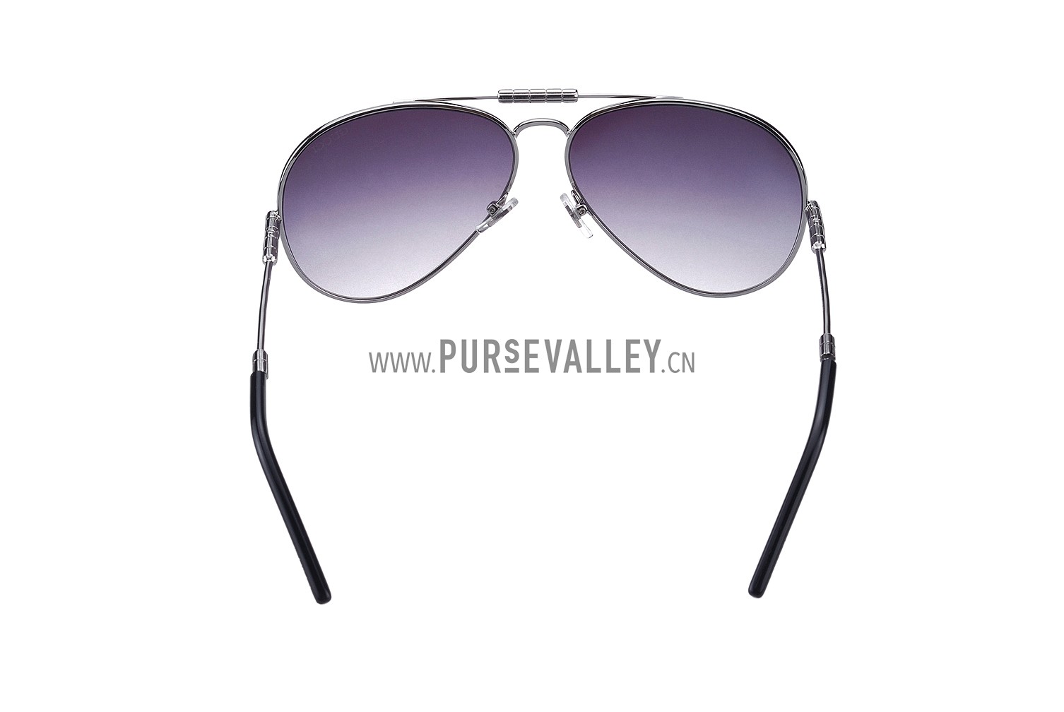 Gucci Aviator Silver Sunglasses 307823