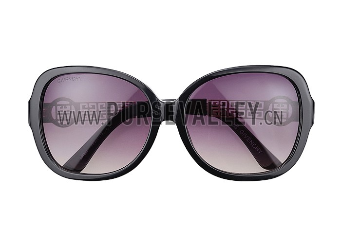 Givenchy Square Diamond Logo Black Sunglasses 307827