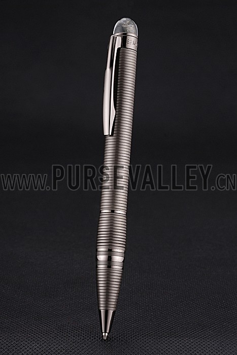 MontBlanc Starwalker Horizontally Grooved Light Brown Grey Ballpoint Pen 622813