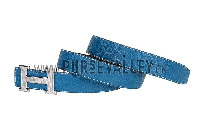 Hermes Blue With Silver 