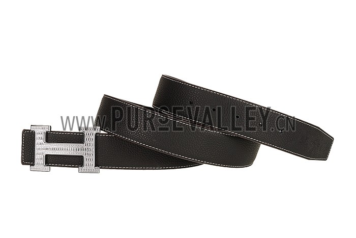 Hermes Brown With Silver 