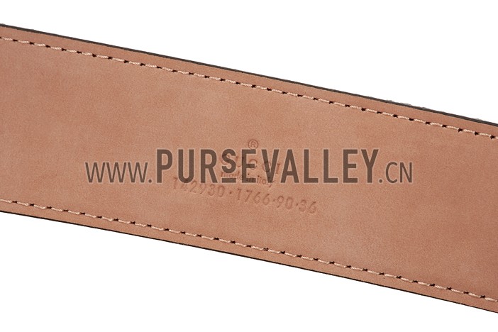 Gucci Multicolor Leather Belt with Square G Buckle Blue