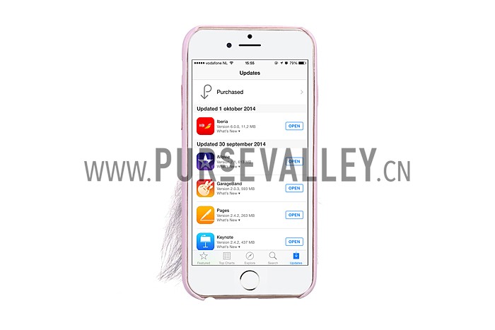 Fendi Karlito Pink Case for iPhone 6/6S 18926688