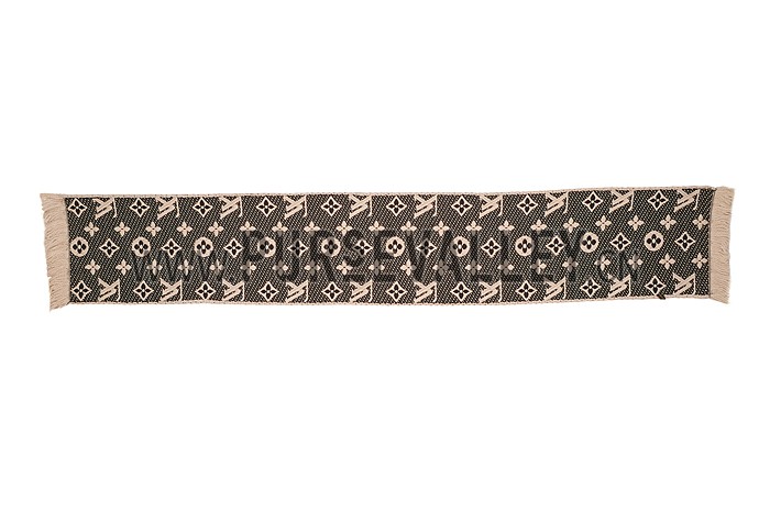 Louis Vuitton Beige Monogram Narrow Scarf 621749
