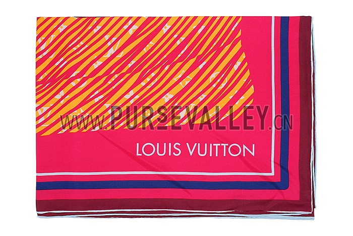 Louis Vuitton Alma Print Scarf Red 621816