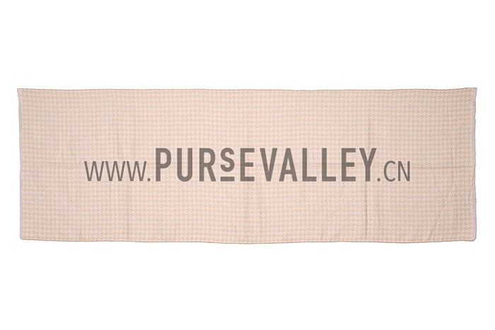 Louis Vuitton Marble Effect Print Brown Scarf 621806