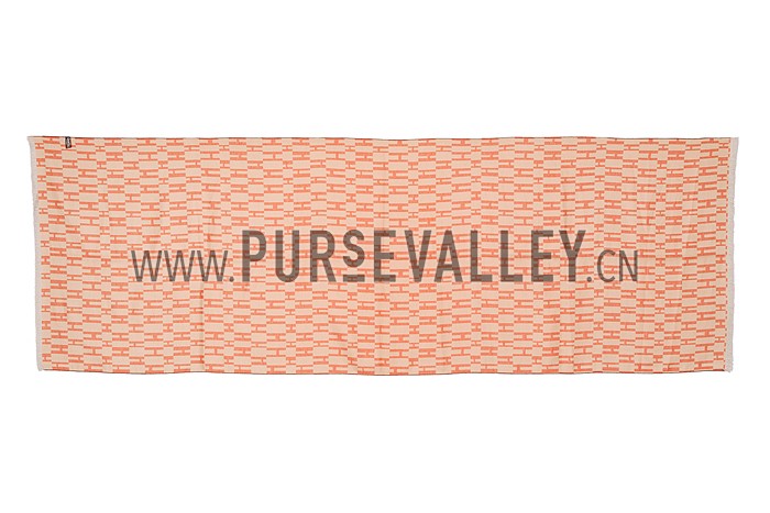 Hermes Horse Head Print Scarf Pink 621788