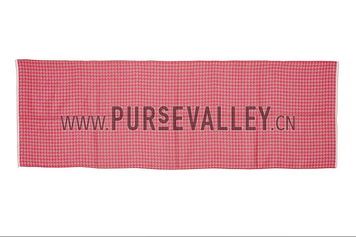 Hermes Fashion Signature Print Scarf Red 621792