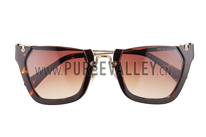 Miu Miu Cut Off Cat-Eye Sunglasses 308039