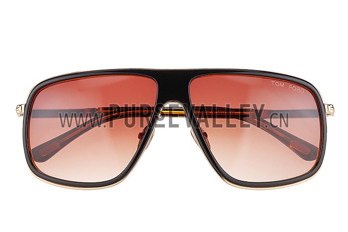 Tom Ford Brown With Gold Sunglasses 308052