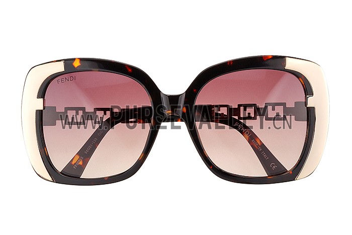 Fendi Oprah Classic Tortoise Frame Sunglasses 308078