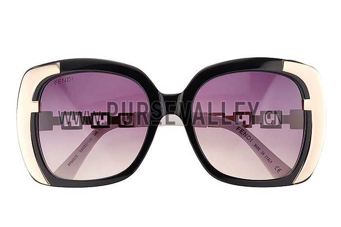 Fendi Oprah Classic White Frame Sunglasses 308080