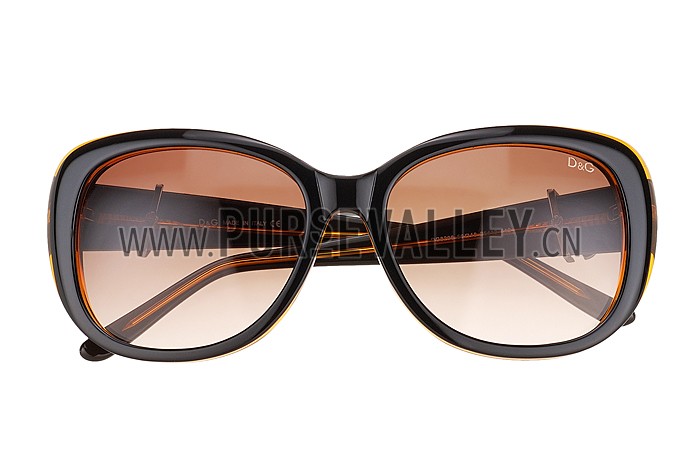 Dolce and Gabbana Yellow With Silver Roses Sunglasses 308029