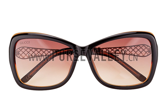 Gucci Diamantissima Brown Frame Sunglasses 308088