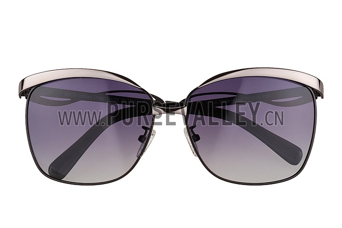 Christian Dior Demoiselle Black Frame Grey Lenses Sunglasses 308117