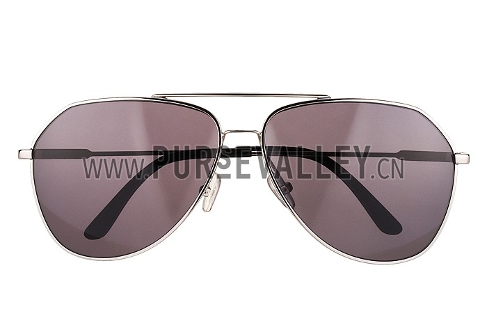 Dolce And Gabbana Aviator Silver Frame Sunglasses 308139