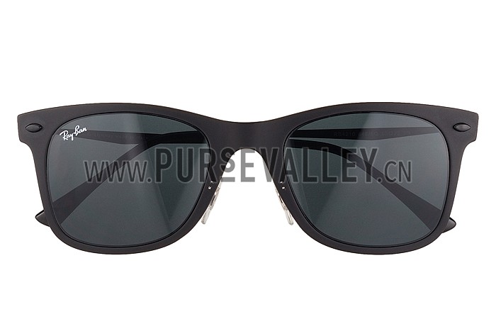 Ray Ban Wayfarer Light-Ray Black Frame Black Lenses Sunglasses 308162