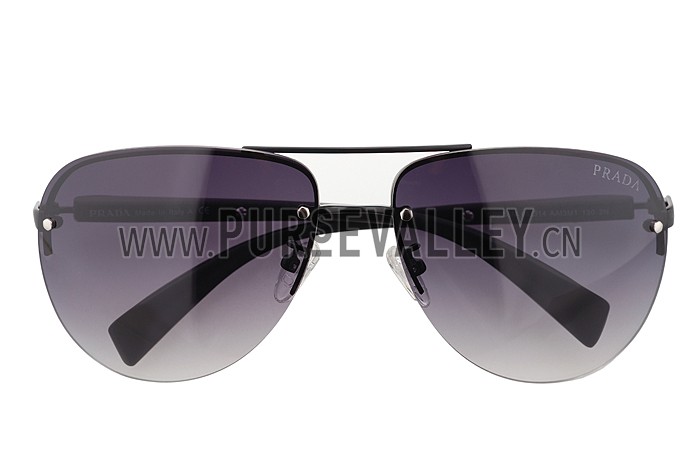 Prada Sporty Linea Rossa Logo Black Frame Sunglasses 308212