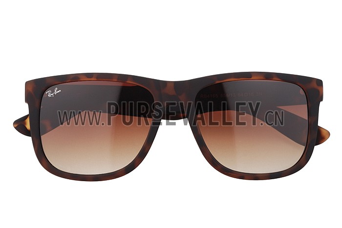 Ray Ban Justin Tortoise Frame Brown Lenses Sunglasses 308237
