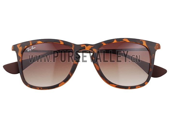 Ray Ban Wayfarer Light-Ray Tortoise Frame Brown Lenses Sunglasses 308238