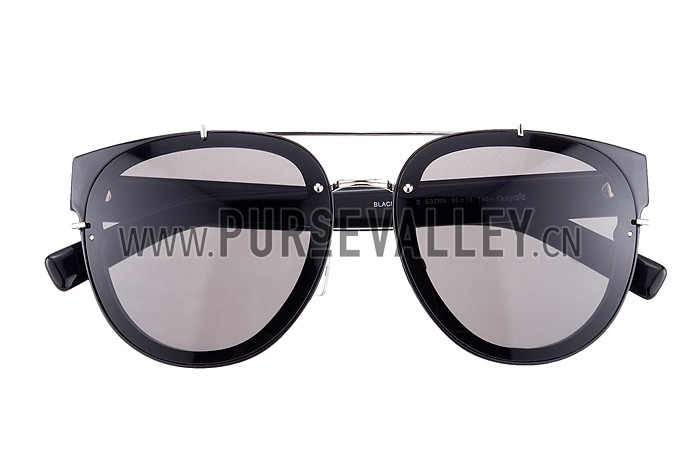 Christian Dior Homme Panto Black Lens Sunglasses 307894