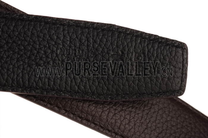 Hermes H Buckle Brown Belt