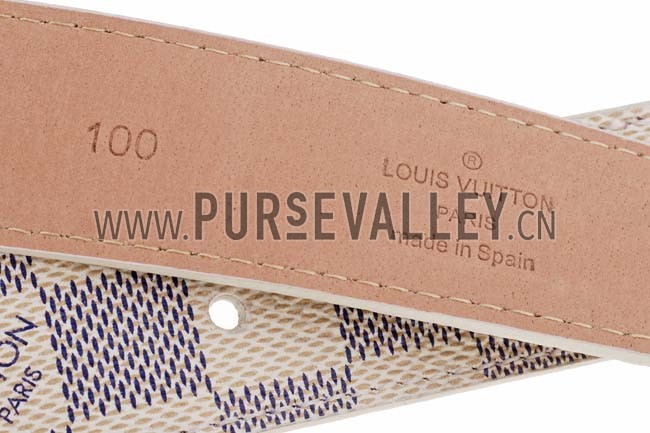 Louis Vuitton Initiales Damier Azur Belt
