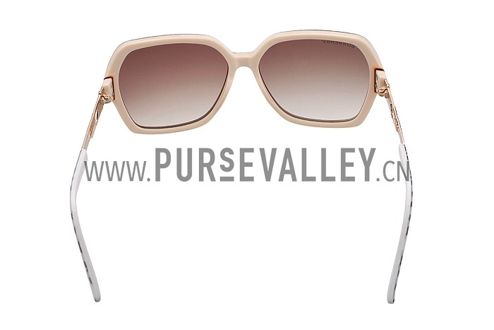 Burberry Butterfly Square Beige Sunglasses 307758