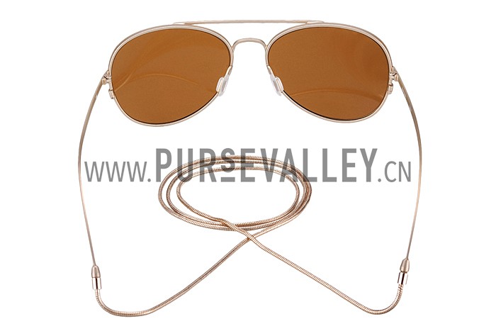 Ksubi Aviator Brown Lens Sunglasses 307766