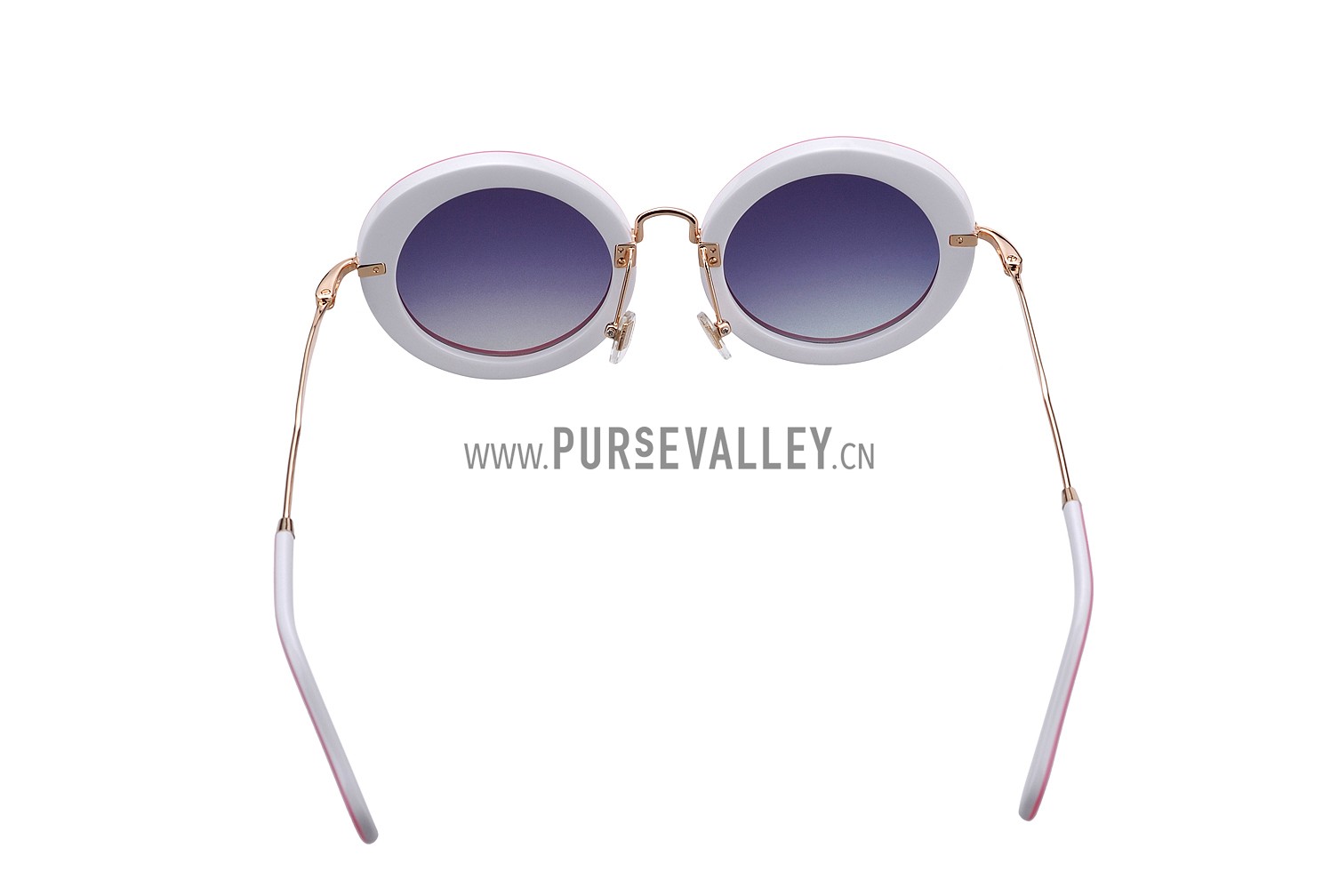 Miu Miu Retro Round Pink Sunglasses 307871