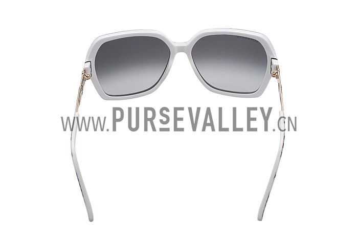 Burberry Butterfly Square White Sunglasses 307759