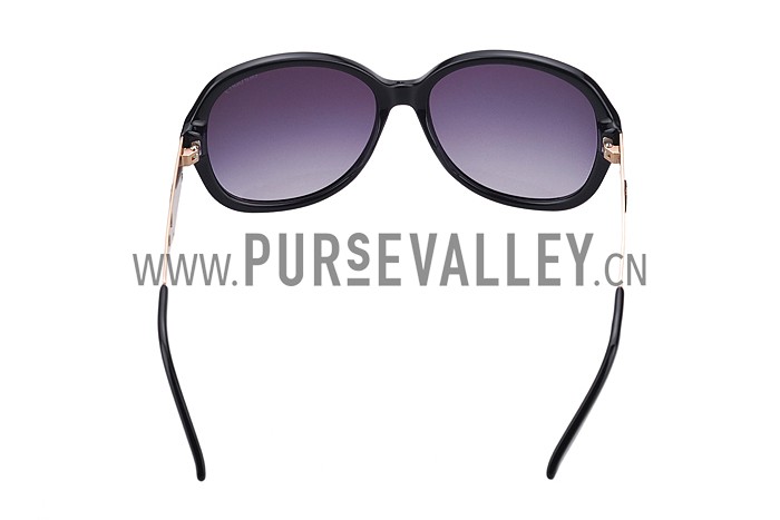 Burberry Butterfly Round Black Sunglasses 307760