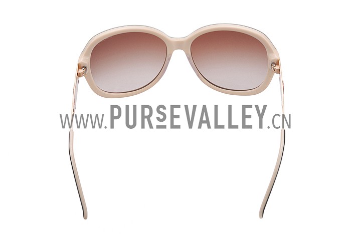 Burberry Butterfly Round Gold Sunglasses 307761