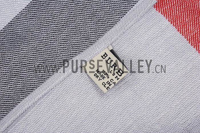 Burberry Check Grey Scarf 607888