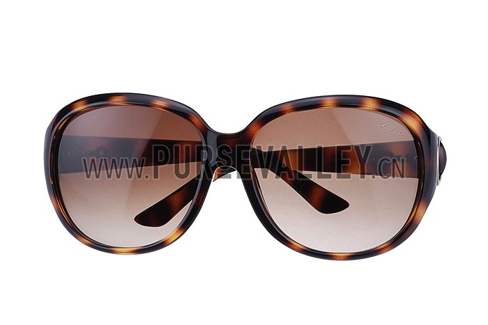 Gucci Modern Shape Havana Sunglasses 307812