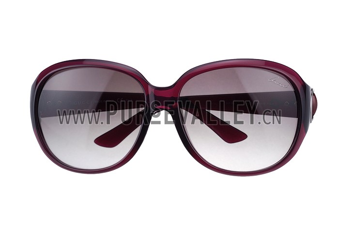 Gucci Modern Shape Purple Sunglasses 307813