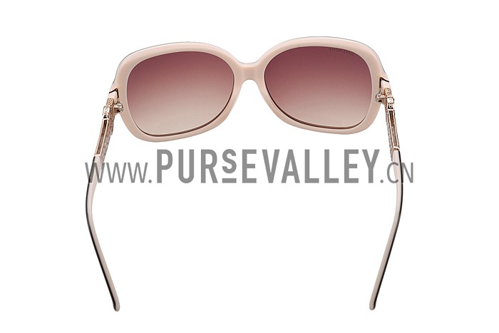 Givenchy Square Diamond Logo Beige Sunglasses 307828