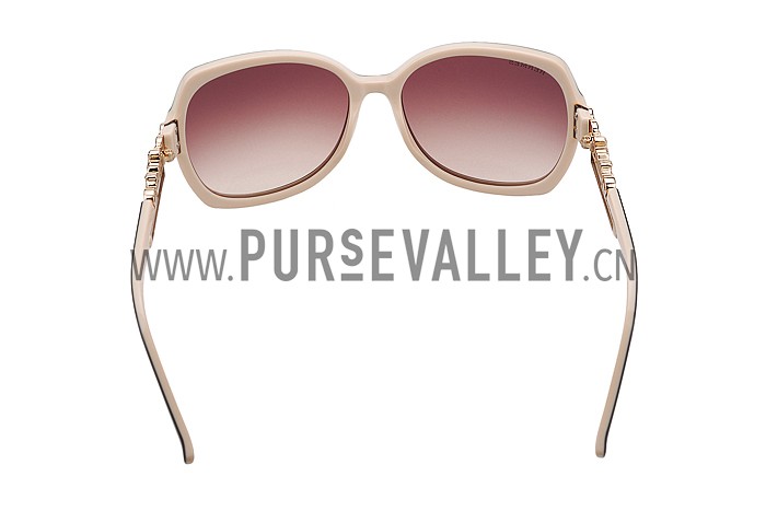 Hermes Carriage Motif Beige Sunglasses 307830