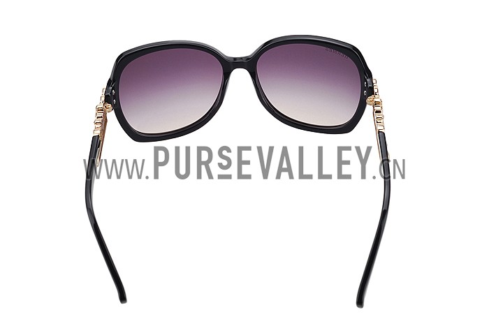 Hermes Carriage Motif Black Sunglasses 307831