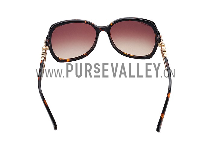 Hermes Carriage Motif Havana Sunglasses 307832