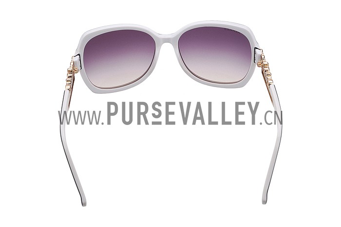 Hermes Carriage Motif White Sunglasses 307833