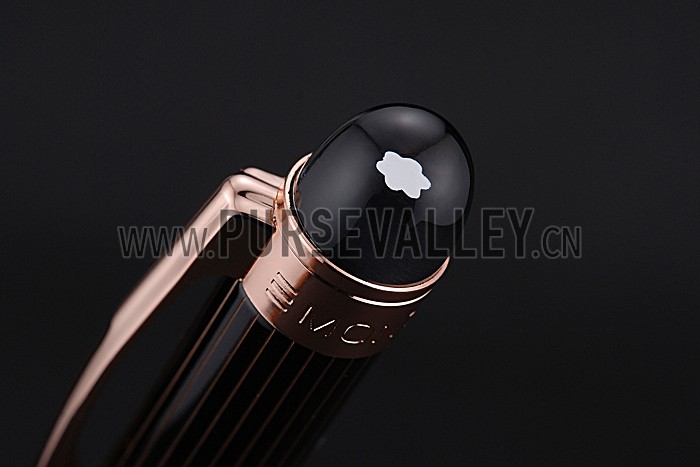 MontBlanc StarWalker Red Gold Cutwork Ballpoint Pen 622815