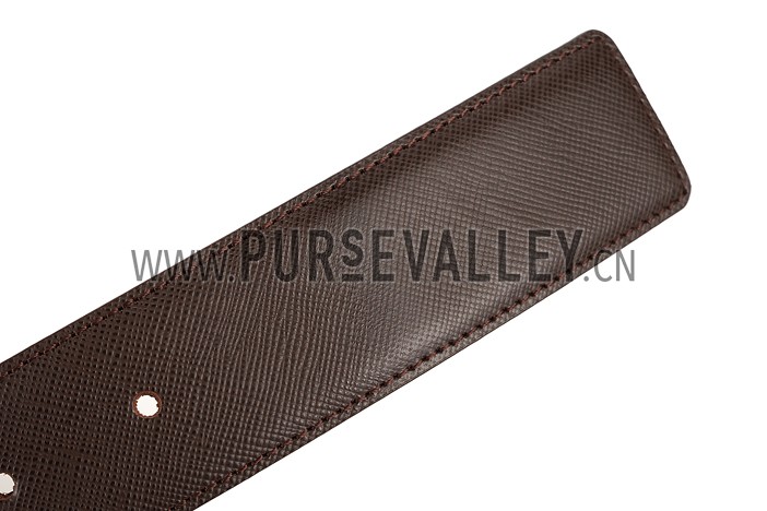 Prada Khaki Leather Belt