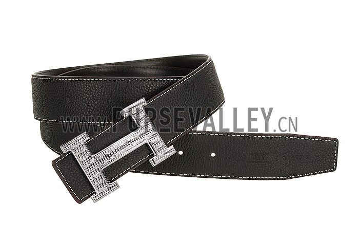 Hermes Brown With Silver 