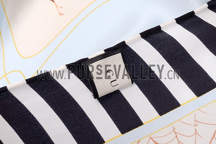 Gucci Garden Print Scarf Black 621826