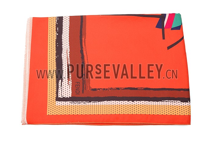 Fendi Womens Silhouette Orange 621785