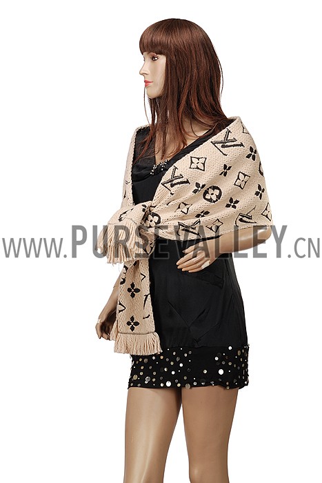 Louis Vuitton Beige Monogram Narrow Scarf 621749
