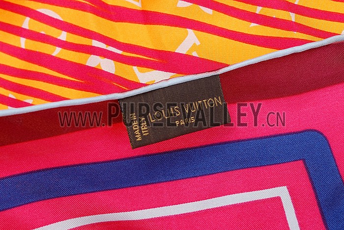 Louis Vuitton Alma Print Scarf Red 621816